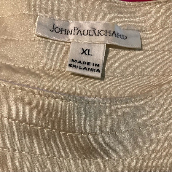 EUC John Paul Richard Sleeveless Blouse Size XL - Picture 10 of 10